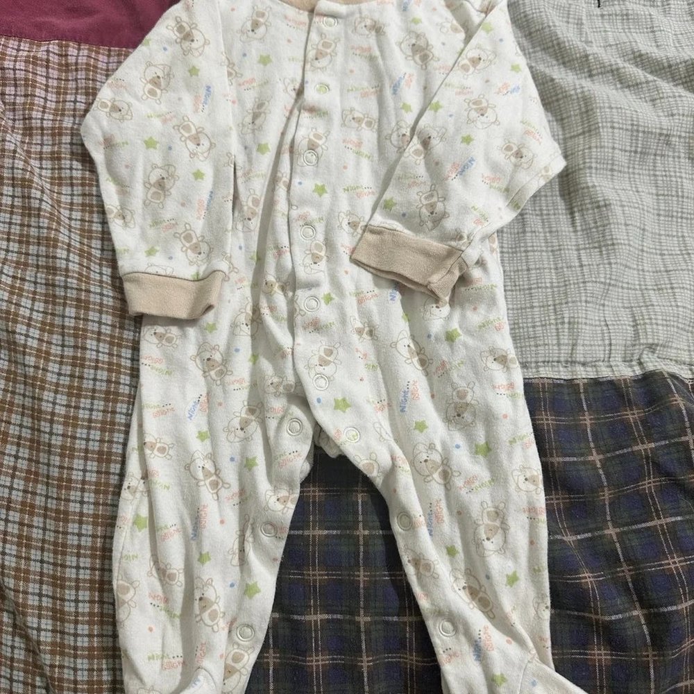 Chick Pea Button Up Sleep & Play Size 3-6 Months
